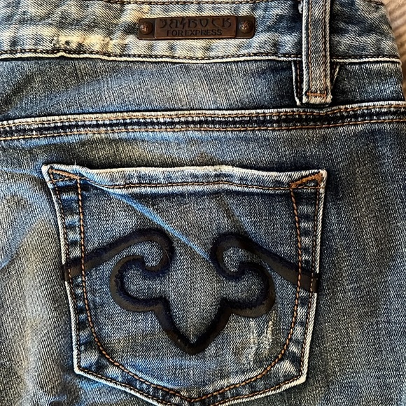 Re-rock for express boot cut jeans size 12 - Picture 3 of 5